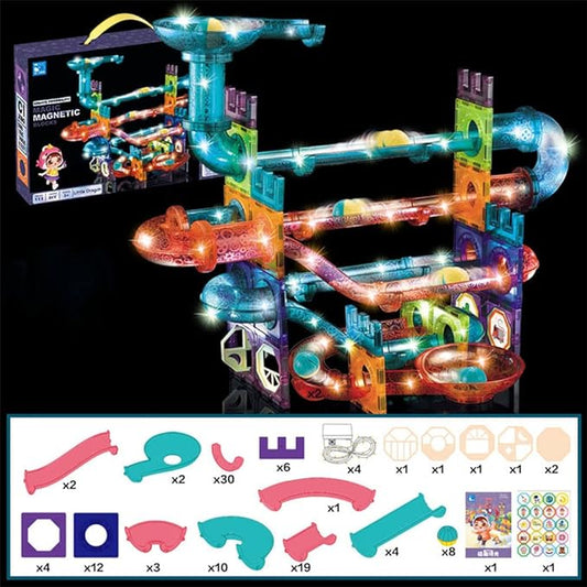 Magic Magnetic Blocks | 111 Pieces Magnetic Blocks Set for Kids