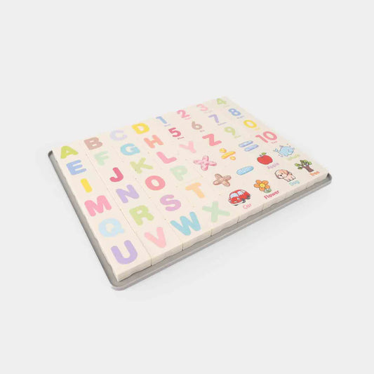 2-in-1 Magnetic Alphabet & Number Puzzle Game | Educational Toy for kids