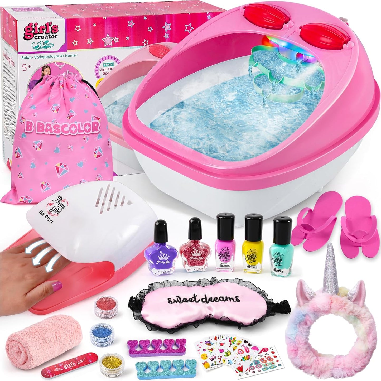 Girls Creator Massaging Foot Spa With Magical Water Beads | Luxuriouis Soothing Spa in Pakistan