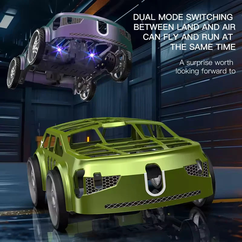 Remote Control Flying Car and Drone 2-IN-1 Land & Air Dual-Mode RC Car