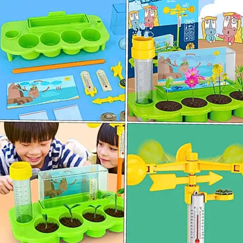 Stem Weather Station Kit | Science Experiment Kit For Kids | Plant Growth & Climate Observation for kids