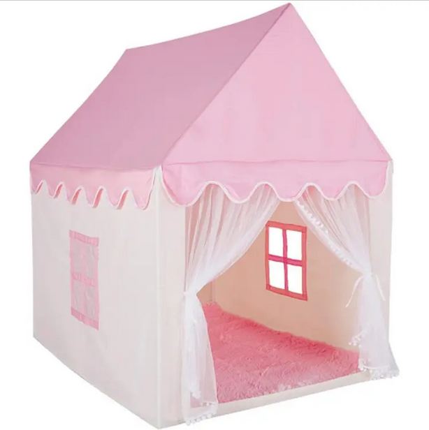 Tent House With Lights | Big Tent House For Kids | Pink Princess Playhouse Castle in Pakistan