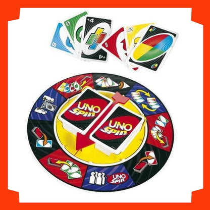 UNO Card Wheel Spin Board Game | Fun Multi Player UNO Spin Wheel Game for Families