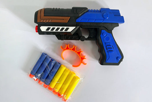 Space Blaster | Soft Bullet Gun | 8 Pcs Foam Bullets