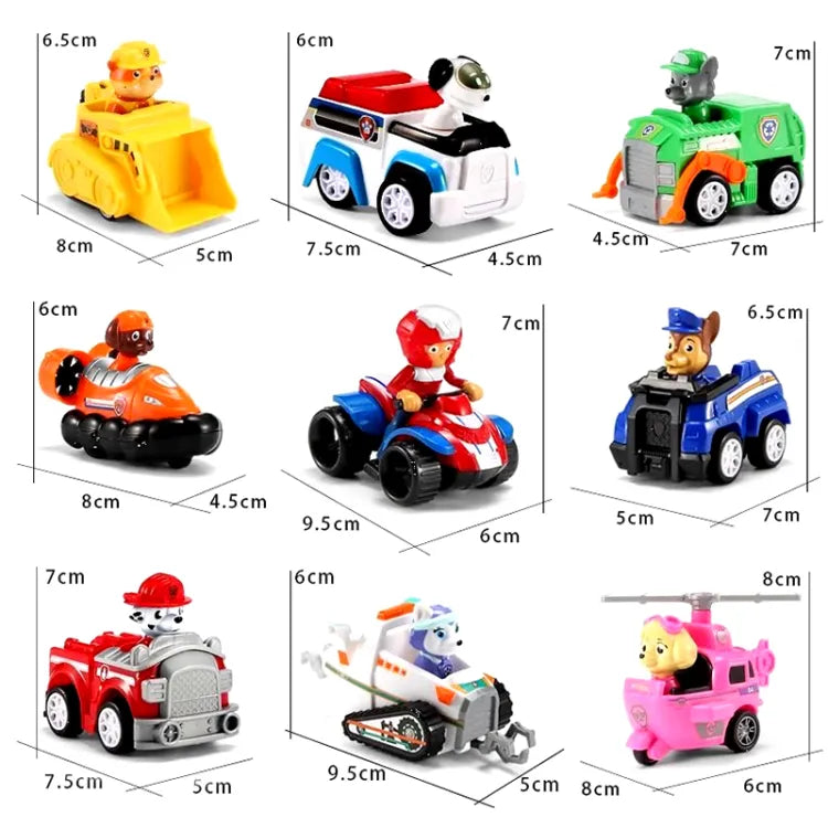 Paw Patrol Character Dogs Cars For Kids