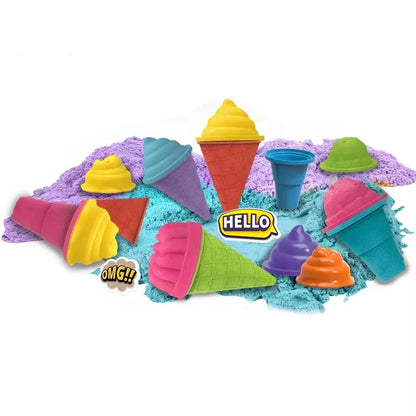 DIY Multi Color Soft Kinetic Sand Play Kit