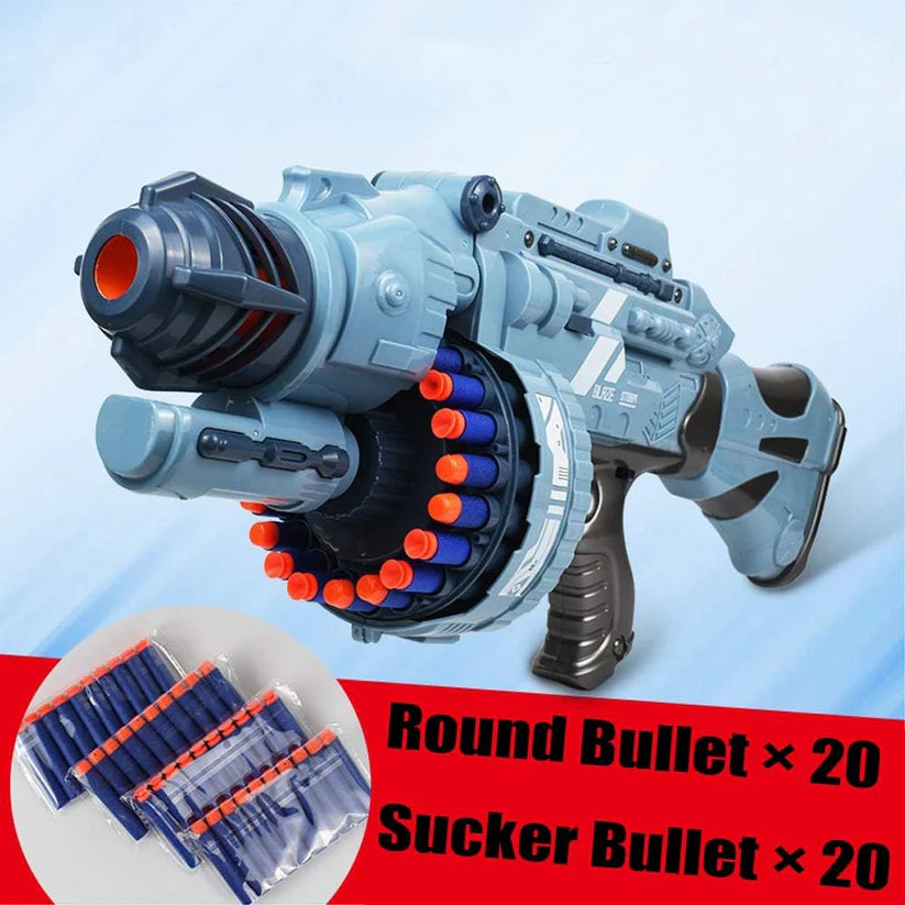 Blaze Storm Soft Bullet Gun | Battery Operated Toy Gun in cheap price