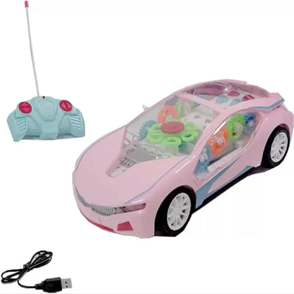 Gear Sports RC Car | Remote Control Gear Sports Car Toy  with Lights & Rechargeable Battery