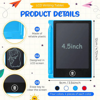 LCD Multicolor Screen Writing Tablet Erasable Writing Board