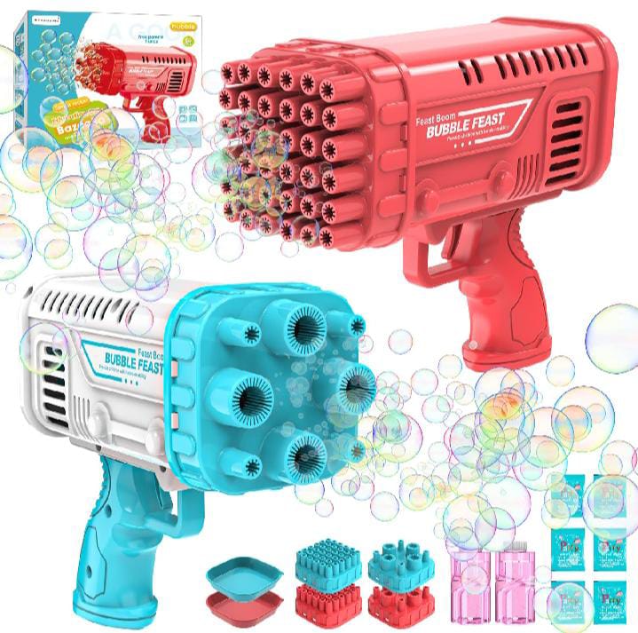 Space Rocket Bazooka Bubble Gun Electric Automatic Bubble Maker in Pakistan