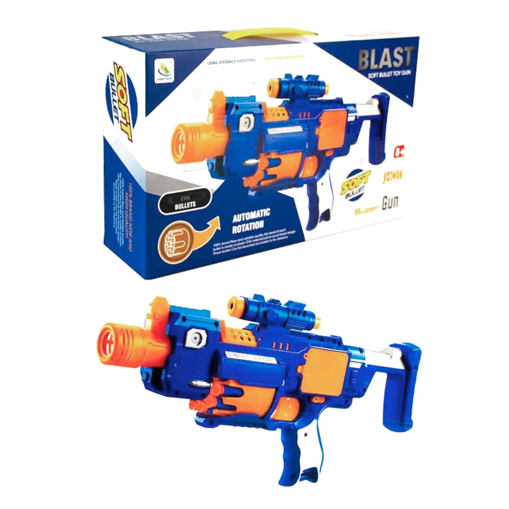 Automatic Soft Bullet Toy Gun | BLAST Super Electric Gun With Target in Pakistan