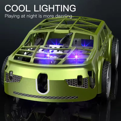 2 in 1 Remote Control Flying Car & Drone with Lights | Dual-Mode RC Car