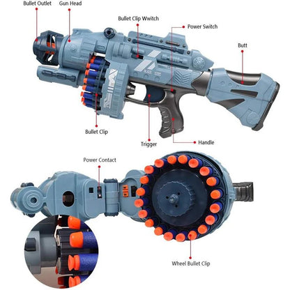 Blaze Storm Soft Bullet Gun | Battery Operated Toy Gun in Pakistan