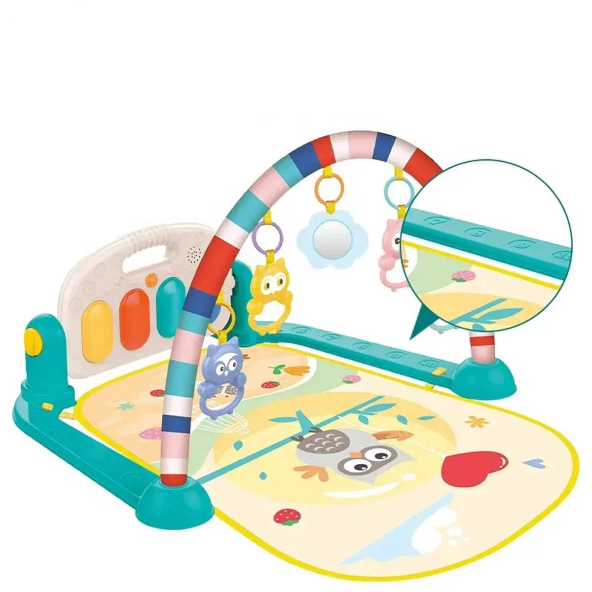 Piano Fitness Rack | 3in1 Gym Mat For toddler