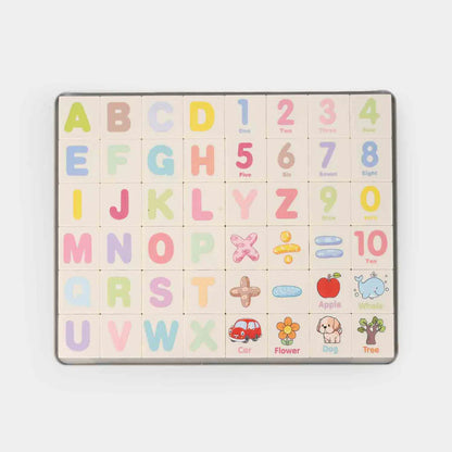2-in-1 Magnetic Alphabet & Number Puzzle Game | Educational Toy in Pakistan