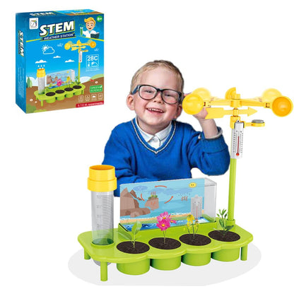 Stem Weather Station Kit | Science Experiment Kit For Kids | Plant Growth & Climate Observation