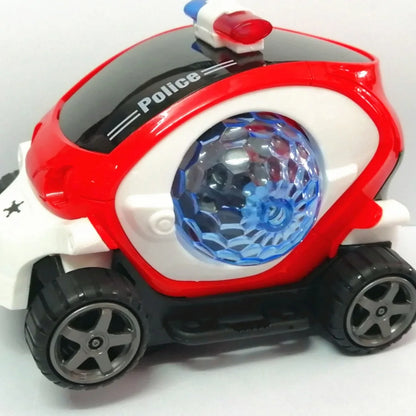 Multifunctional Police Car with Sound and Colorful Lighting For Kids in cheap price