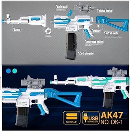 AK-47 Cast Shell Gun | Rifle For Kids | Soft Shell Gun In karachi