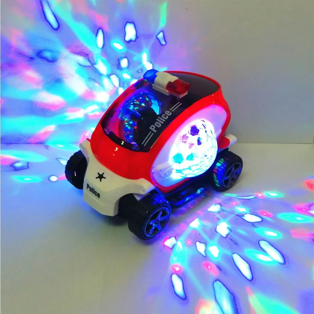 Multifunctional Police Car with Sound and Colorful Lighting