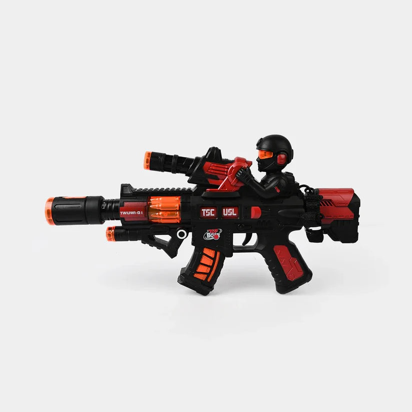 Shoot Elite Electric Gun With Music & Sound | Gun For Kids 