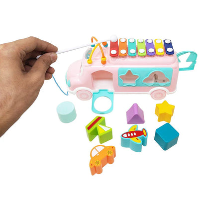Melody Maker Xylophone with Shapes Bus for Kids in cheap price