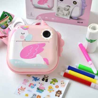 Kids Cute Unicorn Themed Instant Print Camera