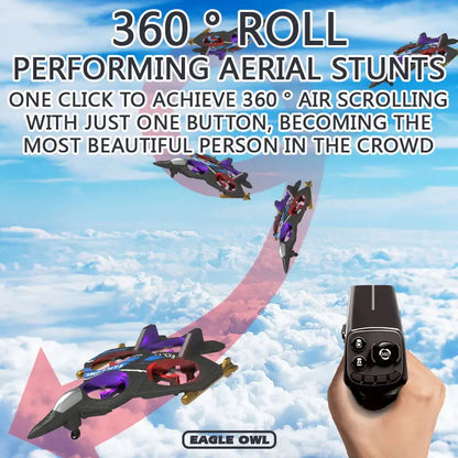 Quadrotor Remote Control Fighter Eagle Owl | RC Plane For Kids