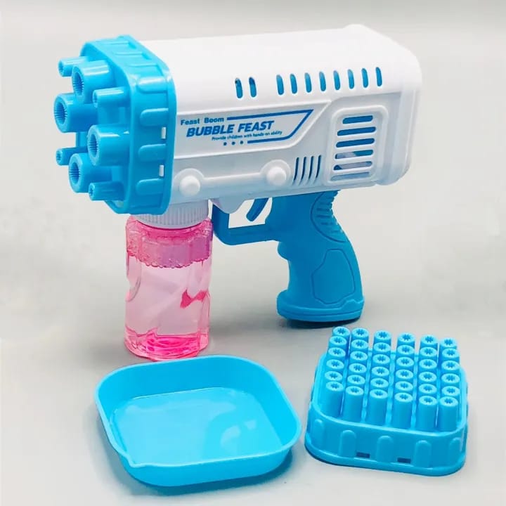 Space Rocket Bazooka Bubble Gun Electric Automatic Bubble Maker for kids