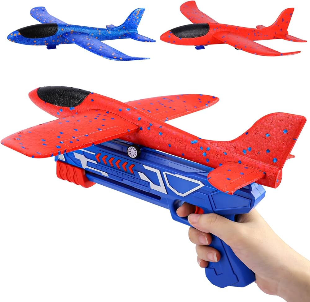 2 in 1 Airplane Launcher Toy Gun