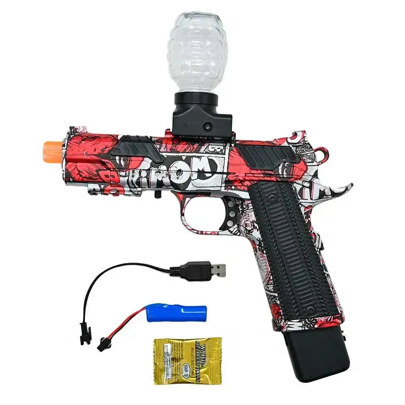 Electric Gel Blaster Shooting Glock Gun for kids