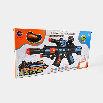 Shoot Elite Electric Gun With Music & Sound | Gun For Kids