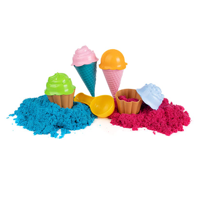 DIY Multi Color Soft Kinetic Sand Play Kit
