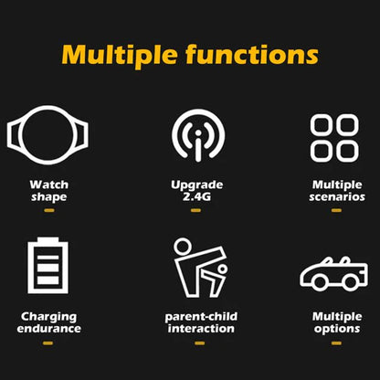 Alloy Mini Racing Jeep Car with Watch Control | Hand Watch Control Jeep Car for Kids