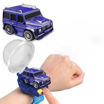 Alloy Mini Racing Jeep Car with Watch Control | Hand Watch Control Jeep Car for Kids