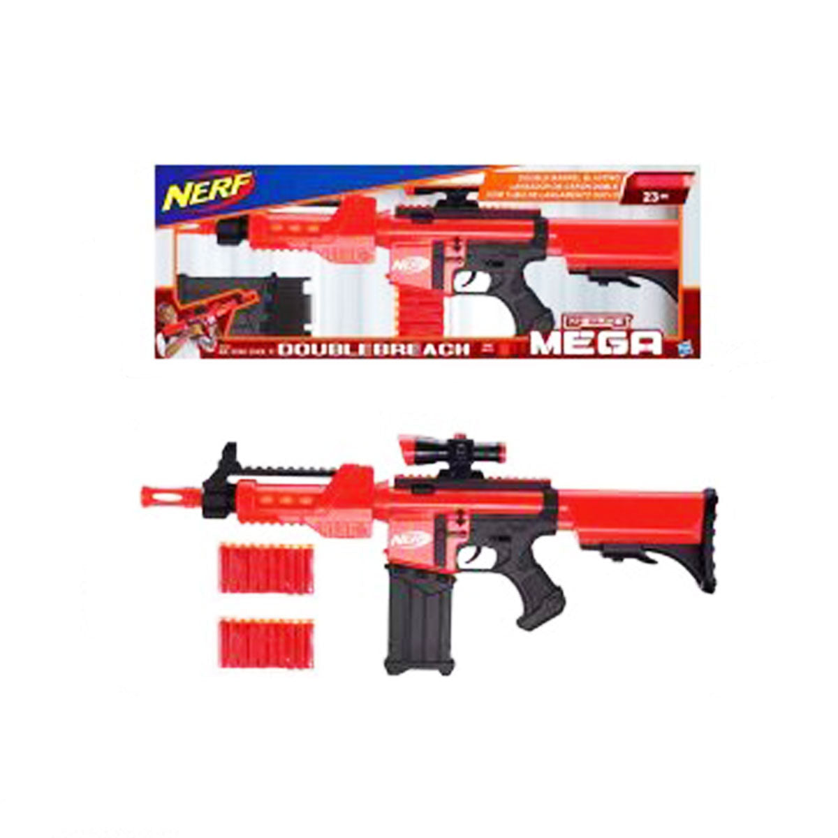 Unleash the Fury: Mega Nerf Soft Bullet Gun with Automatic Firing Mechanism for kids