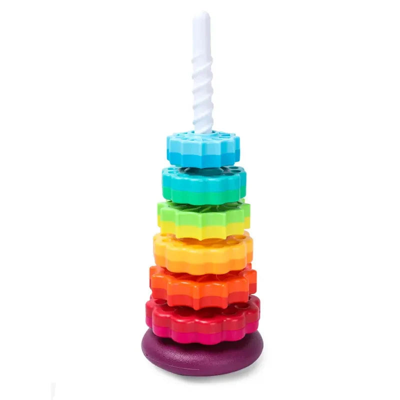 Rainbow Tower 5 Pcs Spinning Circle