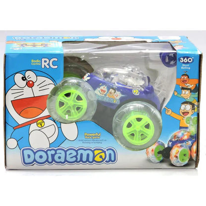 Doraemon 360 Stunt Car | Remote Control Doraemon Car with Music & Rechargeable Battery