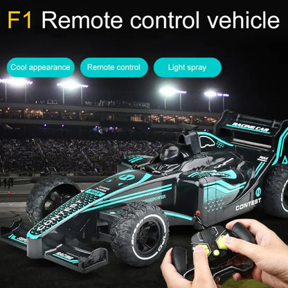 F1 Racing Car Toy for Kids | Racing Equation F1 Remote Control Car Toy with Tail Spray & Rechargeable Battery