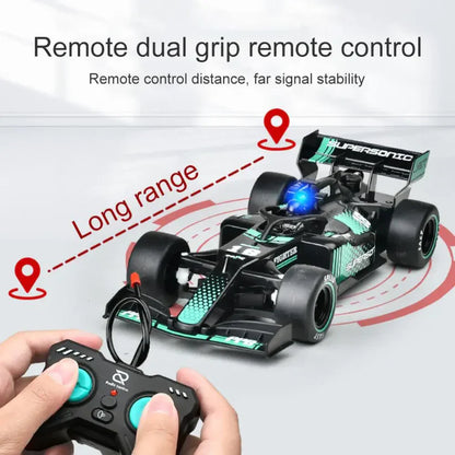 F1 Racing Car Toy for Kids | Racing Equation F1 Remote Control Car Toy with Tail Spray & Rechargeable Battery
