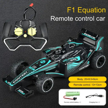 F1 Racing Car Toy for Kids | Racing Equation F1 Remote Control Car Toy with Tail Spray & Rechargeable Battery