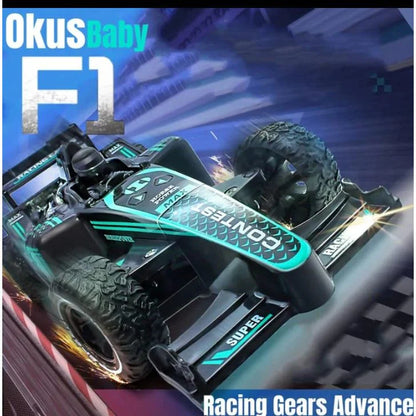 F1 Racing Car Toy for Kids | Racing Equation F1 Remote Control Car Toy with Tail Spray & Rechargeable Battery