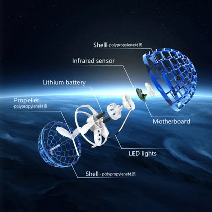 Colorful water gun with a clear bottle attachment on a white background