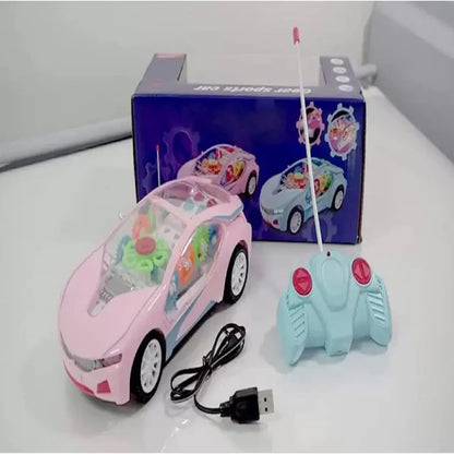 Gear Sports RC Car | Remote Control Gear Sports Car Toy  with Lights & Rechargeable Battery