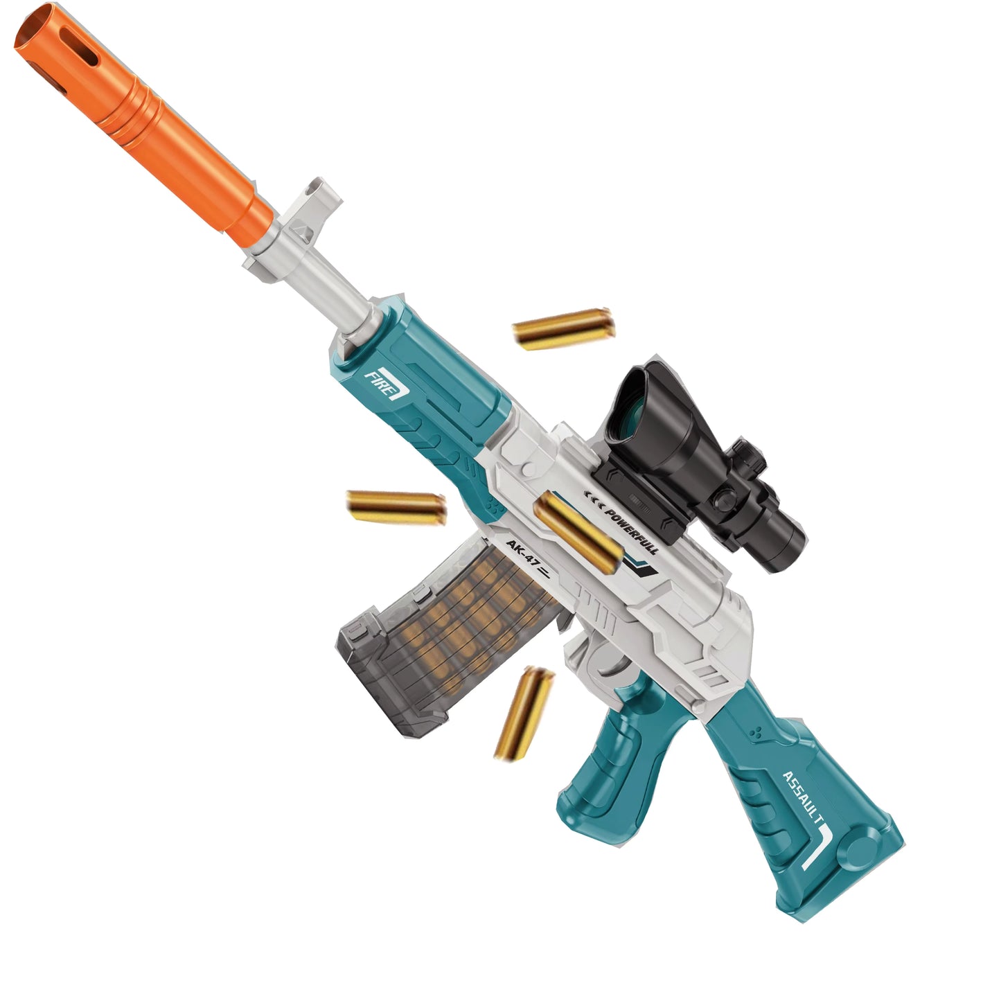 AK-47 Cast Shell Gun | Rifle For Kids | Soft Shell Gun in Pakistan