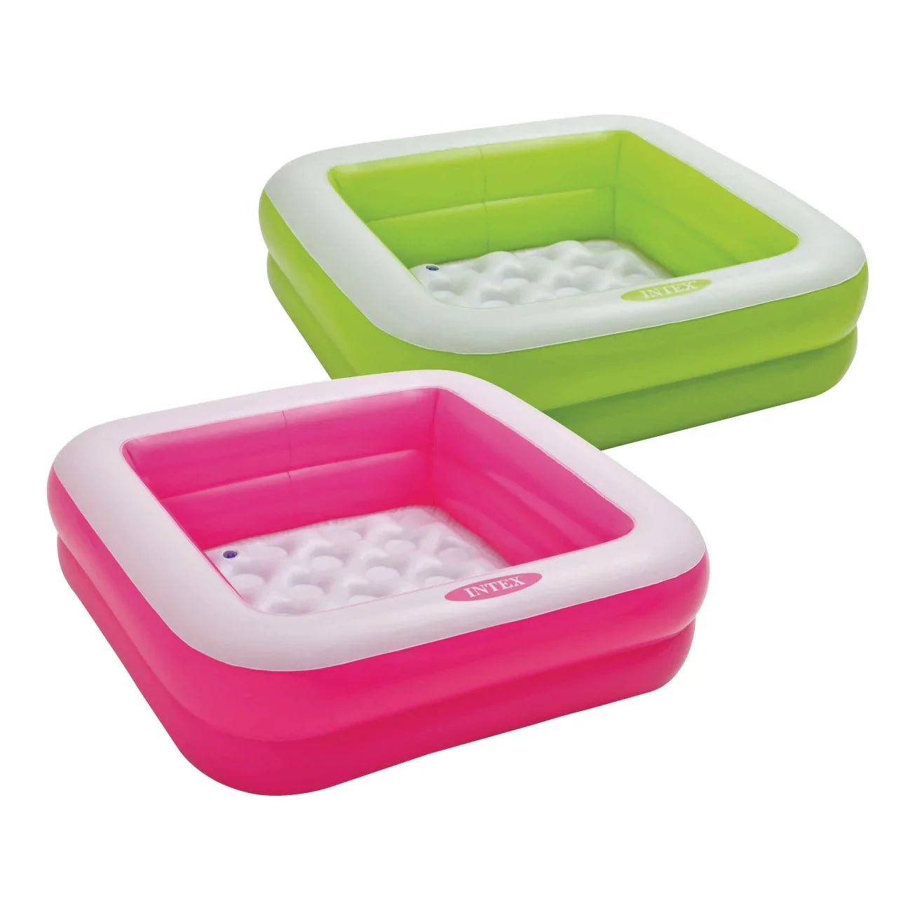Children's inflatable pool with ocean-themed design on a white background