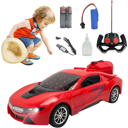 Limit Spray Truck Remote Control Car | Remote Control Spray Truck Toy with Colorful Spray & 3D Lights