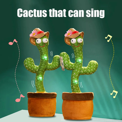 Dancing Talking Cactus Toy | Rechargeable Talking & Dancing Cactus in Pakistan