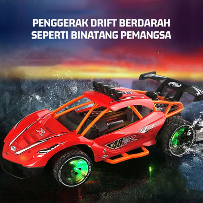 Remote Control Car with Bright LED Lights | Fast RC Toy Car for Kids