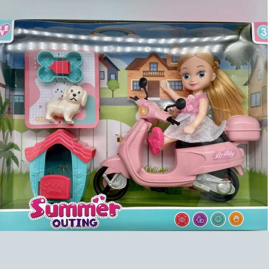Toy packaging with a doll and horse, featuring the brand 'Nini Love'.