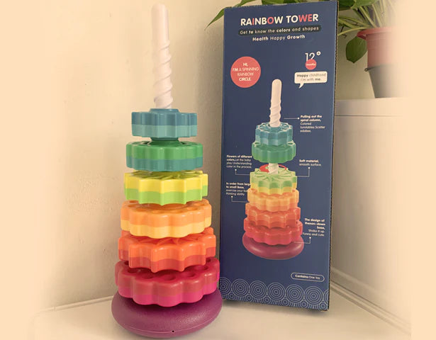 Rainbow Tower 5 Pcs Spinning Circle In cheap price